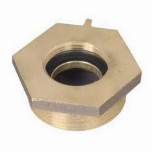 Dixon® FM15F20T Hex Nipple, 1-1/2 x 2 in Nominal, Female NST x MNPT, Cast Brass, Domestic