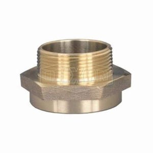 Dixon® FM25F20T Hex Nipple, 2-1/2 x 2 in Nominal, Female NST x MNPT, Cast Brass, Domestic