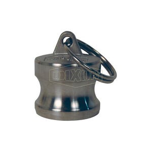 Dixon® G100-DP-SS Type DP Cam and Groove Dust Plug, 1 in Nominal, 316 Stainless Steel, Import