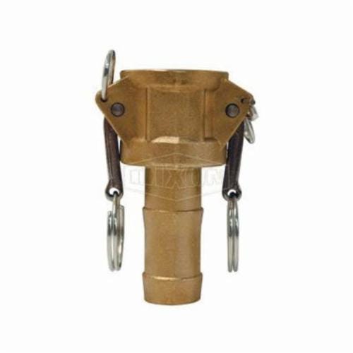 Dixon® G125-C-BR Global Type-C Cam and Groove Coupler, 1-1/4 in Nominal, Female Coupler x Hose Shank End Style, Brass, Domestic