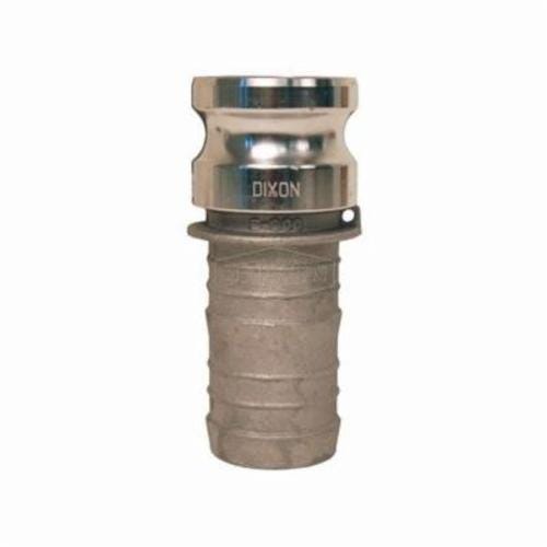 Dixon® G125-E-AL Type E Cam and Groove Adapter, 1-1/4 in, Male Adapter x Hose Shank, Aluminum, Domestic