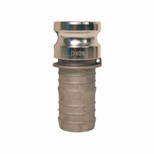 Dixon® G125-E-AL Type E Cam and Groove Adapter, 1-1/4 in, Male Adapter x Hose Shank, Aluminum, Domestic