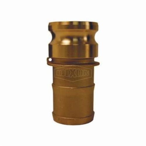 Dixon® G125-E-BR Global Type E Cam and Groove Adapter, 1-1/4 in, Male Adapter x Hose Shank, Brass, Domestic