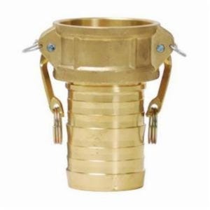 Dixon® G100-C-BRCR Global King® Crimp Type-C Cam & Groove Female Coupler with Buna-N Seal x Hose Shank End Style, 1 in Nominal