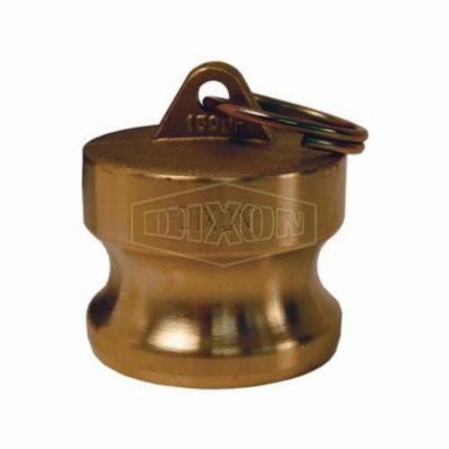 Dixon® G150-DP-BR Global Type DP Cam and Groove Dust Plug, 1-1/2 in Nominal, Brass, Domestic