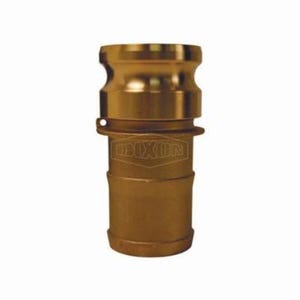 Dixon® G150-E-BR Global Type E Cam and Groove Adapter, 1-1/2 in, Male Adapter x Hose Shank, Brass, Domestic
