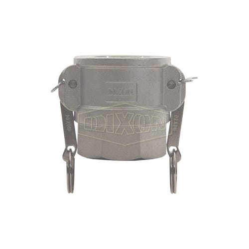 Dixon® G200-D-SS Type D Cam and Groove Coupler, 2 in Nominal, Female Coupler x FNPT End Style, 316 Stainless Steel, Import