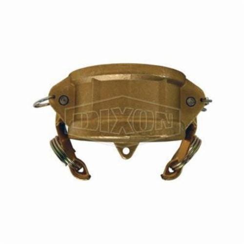 Dixon® G200-DC-BR Global Type DC Cam and Groove Dust Cap with Buna Seal and Brass Handle, 2 in, Brass, Domestic