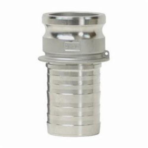 Dixon® G400-E-ALCR Global King® Crimp Type E Cam & Groove Adapter, 4 in Nominal, Male Adapter x Hose Shank End Style, Aluminum
