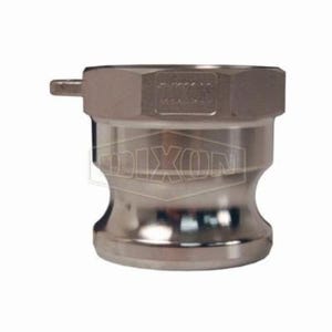 Dixon® G250-A-SS Global Type A Cam and Groove Adapter, 2-1/2 in, Male Adapter x FNPT, 316 Stainless Steel, Domestic