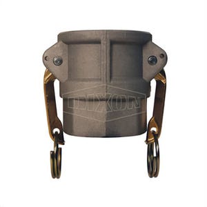 Dixon® G400-D-AL Type D Cam and Groove Coupler, 4 in Nominal, Female Coupler x FNPT End Style, Aluminum, Import