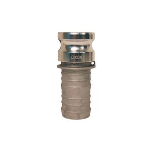 Dixon® G400-E-AL Type E Cam and Groove Adapter, 4 in, Male Adapter x Hose Shank, Aluminum, Import
