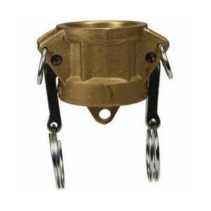 Dixon® G50-DC-BR Global Type DC Cam and Groove Dust Cap, 1/2 in, 70°F , C38000 Forged Brass