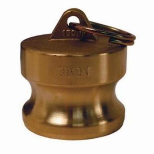 Dixon® G500-DP-BR Global Type DP Cam & Groove Dust Plug, 5 in Nominal, C38000 Forged Brass