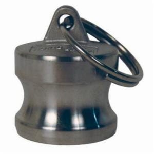 Dixon® G50-DP-SS Global Type DP Cam & Groove Dust Plug, 1/2 in Nominal, 316 Stainless Steel
