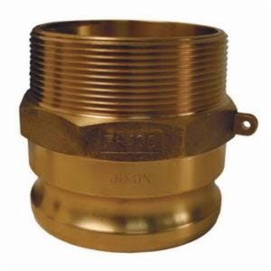 Dixon® G50-F-BR Global Type F Cam & Groove Adapter, 1/2 in x 1/2-14 Nominal, Male Adapter x MNPT End Style, C38000 Forged Brass