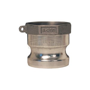 Dixon® G600-A-AL Type A Cam and Groove Adapter, 6 in, Male Adapter x FNPT, Aluminum, Import