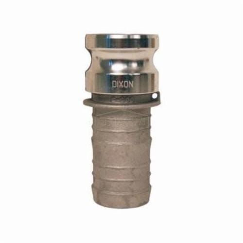 Dixon® G600-E-AL Type E Cam and Groove Adapter, 6 in, Male Adapter x Hose Shank, Aluminum, Domestic