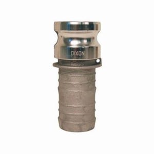Dixon® G600-E-AL Type E Cam and Groove Adapter, 6 in, Male Adapter x Hose Shank, Aluminum, Domestic