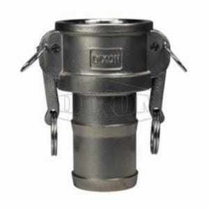 Dixon® G125-C-SS Global Type-C Cam and Groove Coupler, 1-1/4 in Nominal, Female Coupler x Hose Shank End Style, 316 Stainless Steel, Domestic
