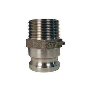 Dixon® G75-F-SS Type F Cam and Groove Adapter, 3/4 in, Male Adapter x MNPT, 316 Stainless Steel, Import