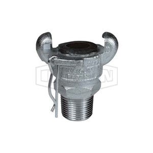 Dixon® GAM12 Global Air King™ Universal Hose End Coupling, 1 in, MNPT, Steel, Plated, Domestic