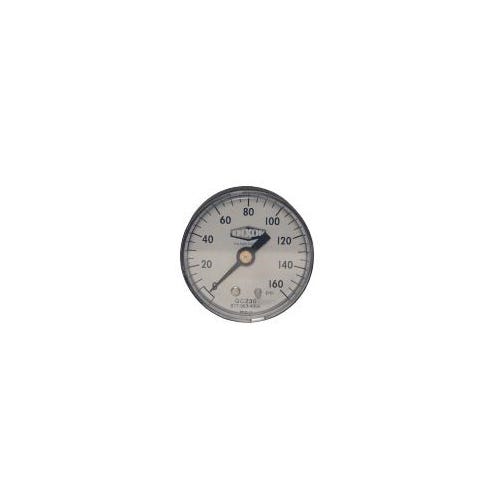 Dixon® GC230 Standard Dry Gauge, 0 to 160 psi, 1/4 in Connection, 2 in dial, +/- 3-2-3 %