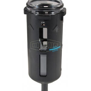 Wilkerson® by Dixon® GRP-96-642 Filter Bowl with Bowl Guard and Manual Drain, Use with F18, B18 Filter, Plastic