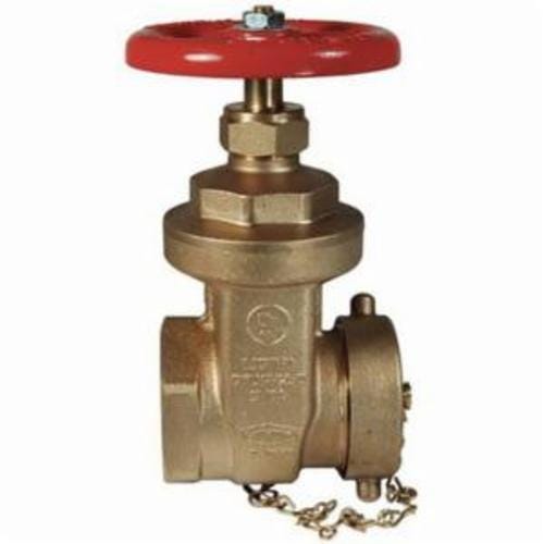Dixon® GWDGV250F Global Gate Valve, 2-1/2 in, FNPT x MNST, Cast DZR Brass Body, Iron Handwheel Actuator