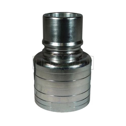 Dixon® H10F10-SS DQC H Quick Disconnect High Volume Hydraulic Plug, 1-1/4-11-1/2 Nominal, Female NPTF, 316 Stainless Steel