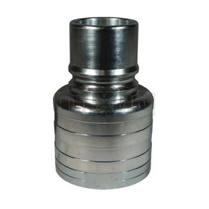Dixon® H12BF12 DQC H Industrial Interchange High Volume Female Plug, 1-1/2-11 Nominal, Female BSPP, Steel