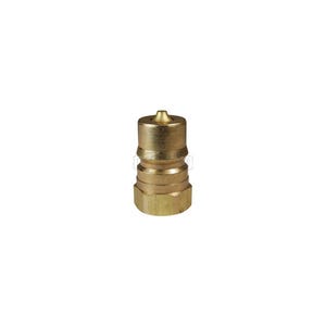 Dixon® H3BF3-B DQC H Industrial Interchange Female Plug, 3/8-19 Nominal, Female BSPP, Brass