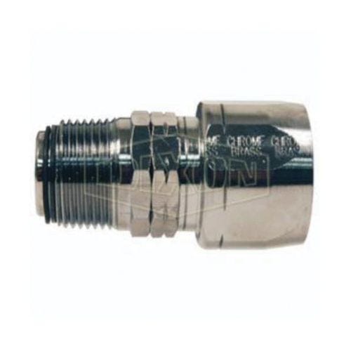 Dixon® Dubl-Grip® H603 Holedall® Re-Attachable Coupling, 3/4 in Nominal, NPT Swivel, Brass, Domestic