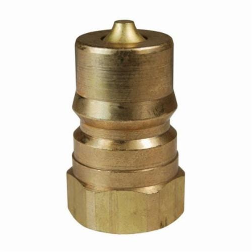 Dixon® H6BF6-B DQC H Industrial Interchange Female Plug, 3/4-14 Nominal, Female BSPP, Brass