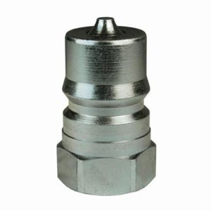 Dixon® H4F4 H Series Hydraulic Interchange Coupler, 1/2 in x 1/2-14 Nominal, Quick-Connect x Female NPTF, Steel, Domestic