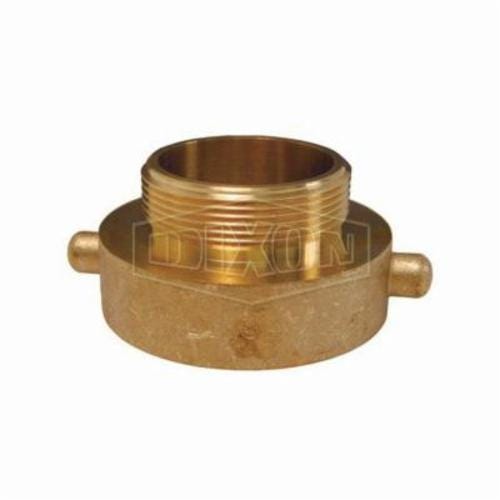 Dixon® HA1576 Pin Lug Hydrant Adapter, 1-1/2 x 3/4 in, Female NST (NH) x Male Garden Hose Thread, Brass, Domestic