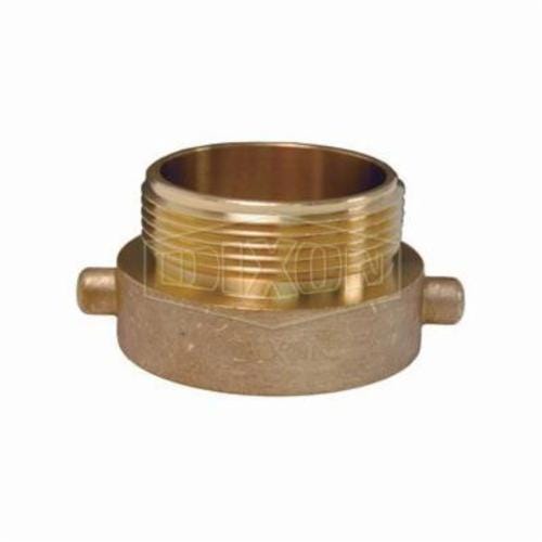 Dixon® HA1515 Pin Lug Hydrant Adapter, 1-1/2 in, Female NST (NH) x MNPSH, Brass, Domestic