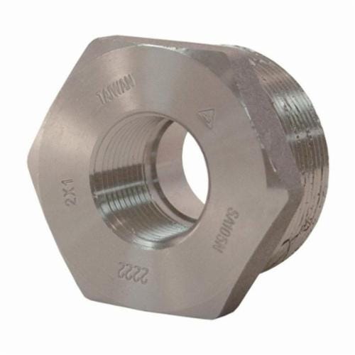 Dixon® HB7550FS Reducer Hex Bushing, 3/4 x 1/2 in Nominal, MNPT x FNPT End Style, 3000 lb, Forged Steel