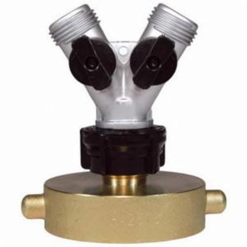 Dixon® The Right Connection HHA1576 Hazmat Pin Lug Adapter, 1-1/2 x (2) 3/4 in, FNST x MGHT, Cast Brass, Domestic