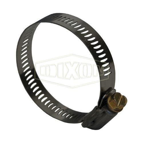 Dixon® HS312 HS Series Worm Gear Clamp, 17-1/8 to 20 in Clamp, Stainless Steel Band, Domestic