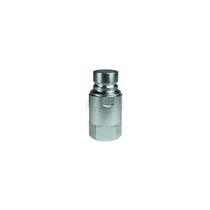 Dixon® HT2BF2 DQC HT Flushface Female Plug, 1/4-19 Nominal, Female BSPP, Steel