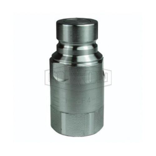 Dixon® HT3F3-SS HT Series Flush Face Female Plug, 3/8-18 Nominal, FNPT, 316 Stainless Steel, Domestic