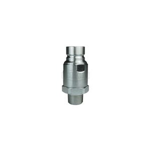 Dixon® HT3M3 DQC HT Flushface Male Plug, 3/8-18 Nominal, Male NPTF, Steel