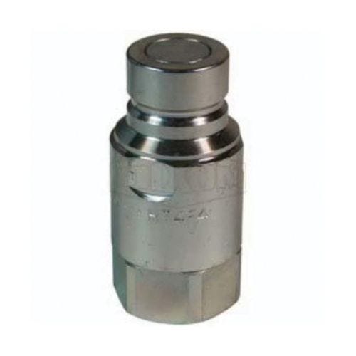 Dixon® HT4F6 HT Series Flush Face Female Plug, 3/4-14 Nominal, FNPT, Steel, Domestic