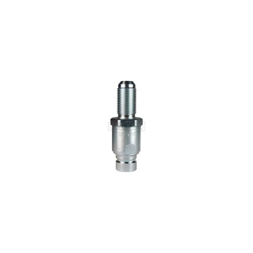 Dixon® HT4JB6 DQC HT Flushface Male Bulkhead Plug, 1-1/6-12 Nominal, Male JIC BH, Steel