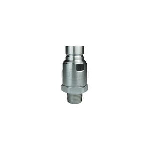 Dixon® HT4M4 DQC HT Flushface Male Plug, 1/2-14 Nominal, Male NPTF, Steel