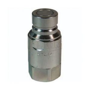 Dixon® HT5F6 HT Series Flush Face Female Plug, 3/4-14 Nominal, FNPT, Steel, Domestic