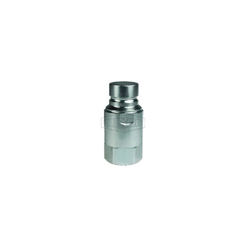 Dixon® HT6BF6 DQC HT Flushface Female Plug, 3/4-14 Nominal, Female BSPP, Steel