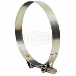 Dixon® HTBC300 HSTBC Heavy Duty T-Bolt Clamp, 2-3/4 to 3-1/16 in Nominal, 0.4 in Thick, 300 Stainless Steel