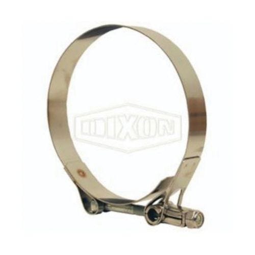 Dixon® HTBC450 HSTBC Heavy Duty T-Bolt Clamp, 4-1/4 to 4-9/16 in Nominal, 0.4 in Thick, 300 Stainless Steel
